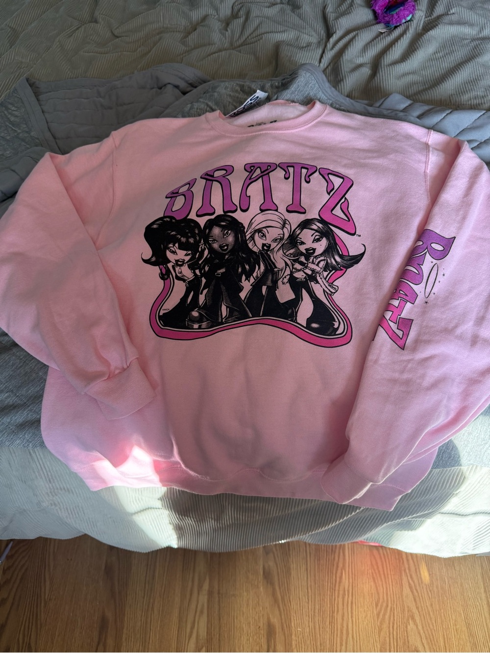 Bratz Graphic Crewneck Sweatshirt - Pink